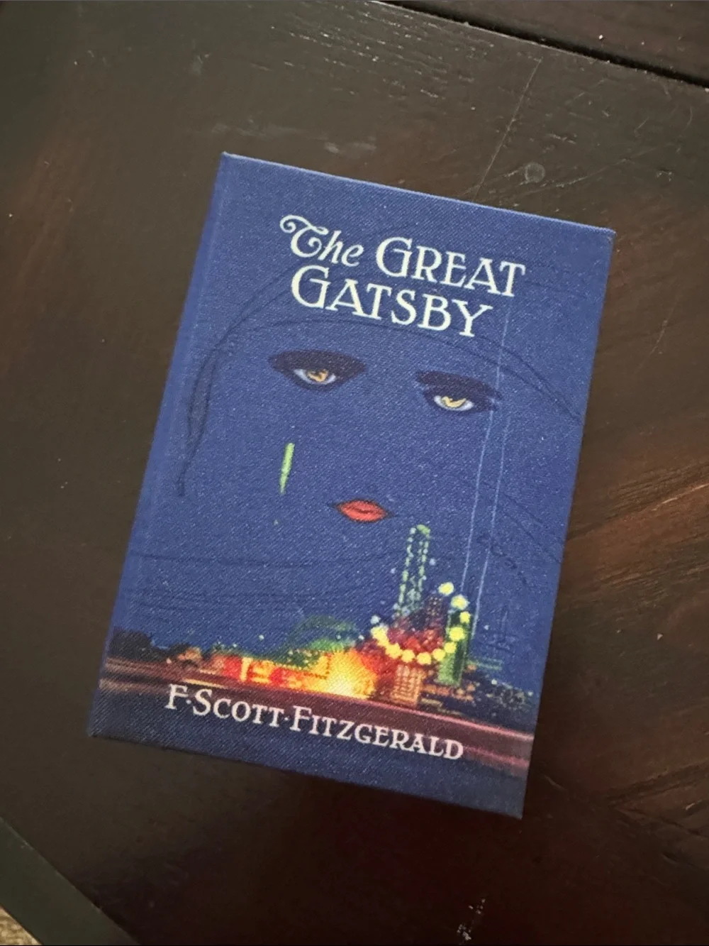 The Great Gatsby Navy Canvas Wallet